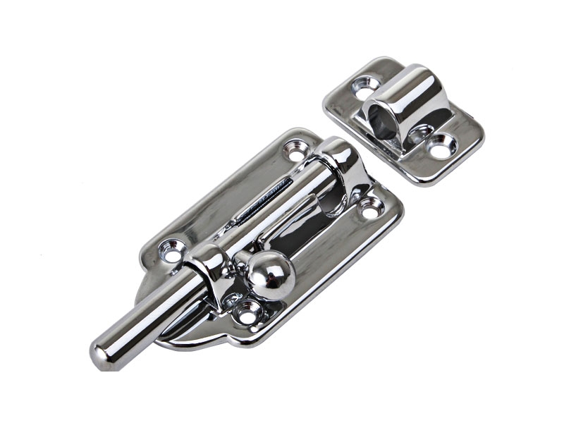 Chrome Plated Brass Barrel Bolt