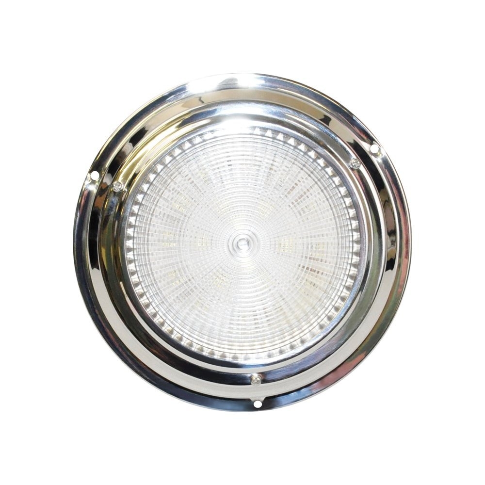 SeaSense 50023755 LED Stainless Steel Dome Light 7in White/Red
