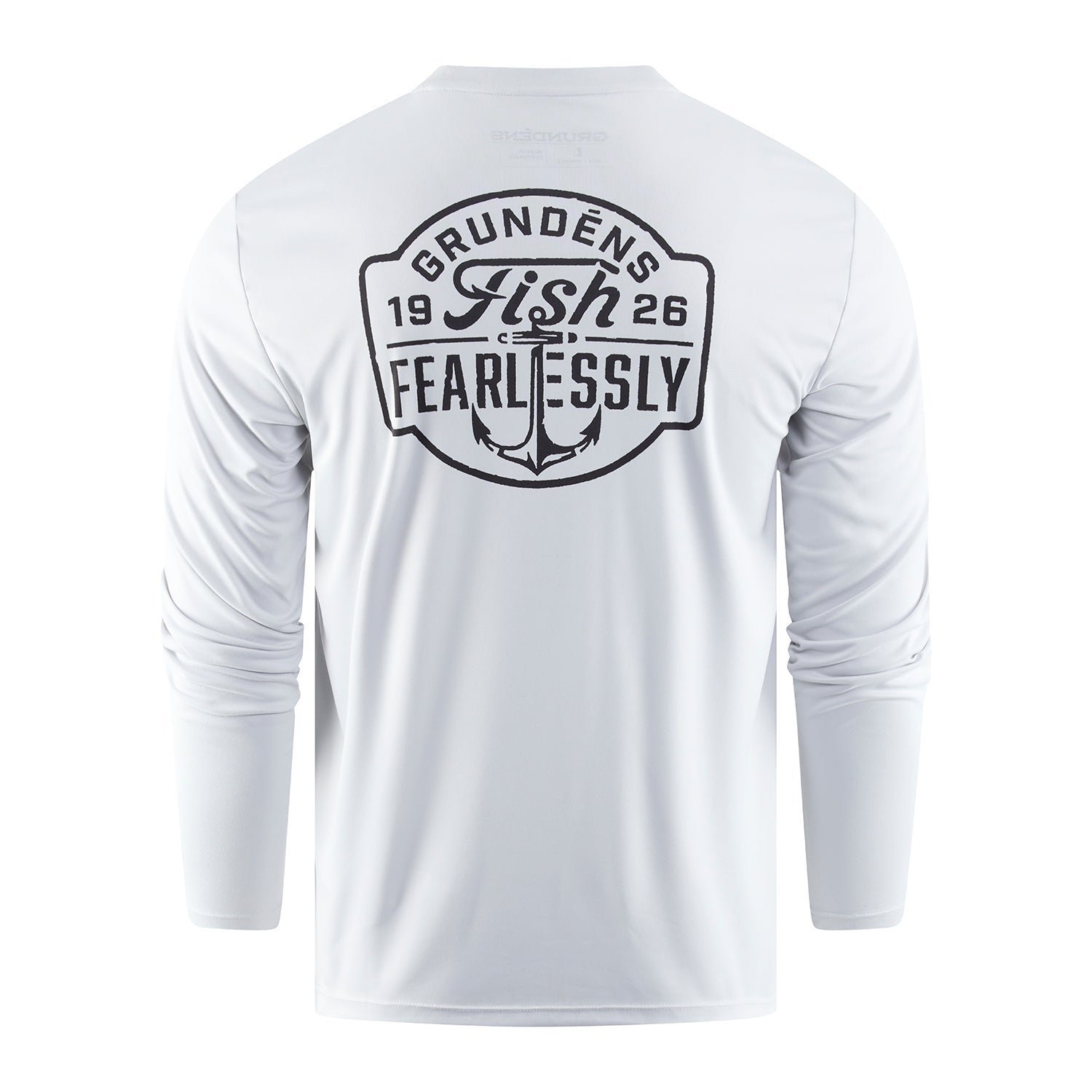 Grundens Fish Fearlessly Mens Long Sleeve Tech Tee UPF50