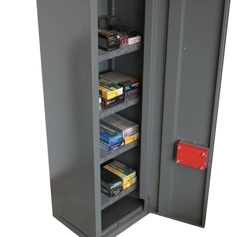 Gun Locker Ammo Safe Double Door 1500x350x300mm