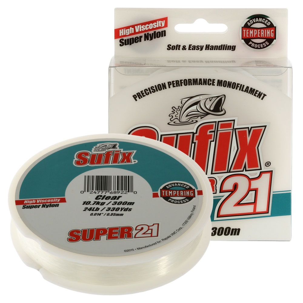 Sufix Super 21 Clear Monofilament 300m 10.7kg 0.35mm