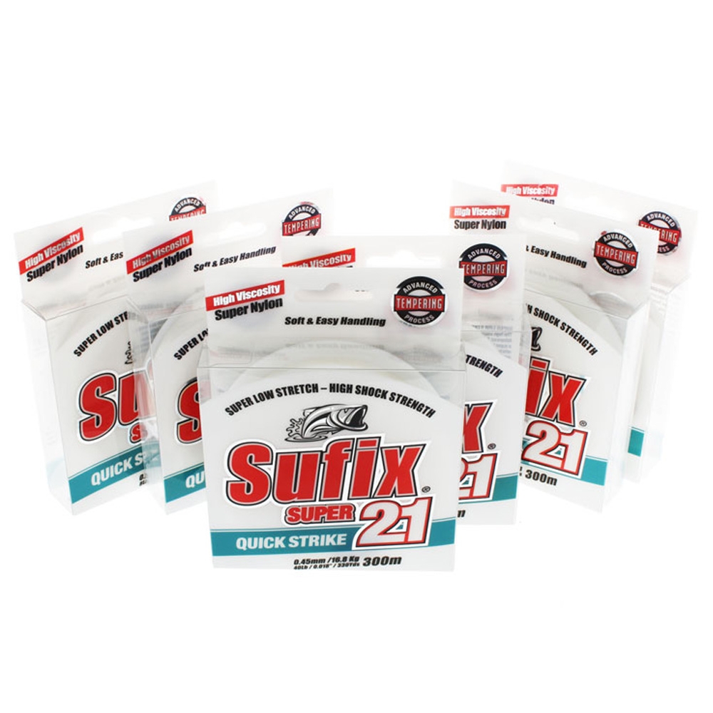 Sufix Super 21 Clear Monofilament 300m