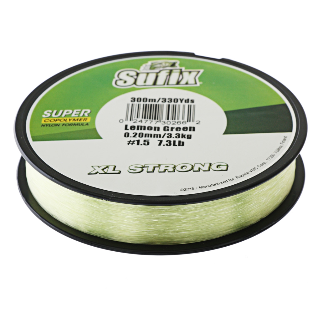 Sufix XL Strong Monofilament Green 300m 7.3lb