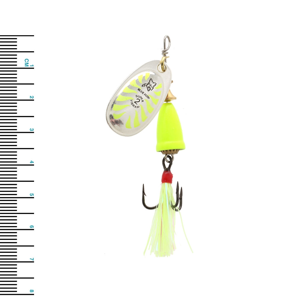 Blue Fox Classic Vibrax Glow Spinner Lure