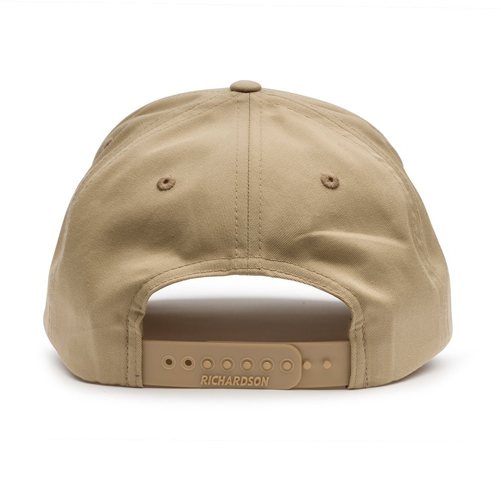 Grundens Eat Crab 312 Snapback Trucker Cap Khaki