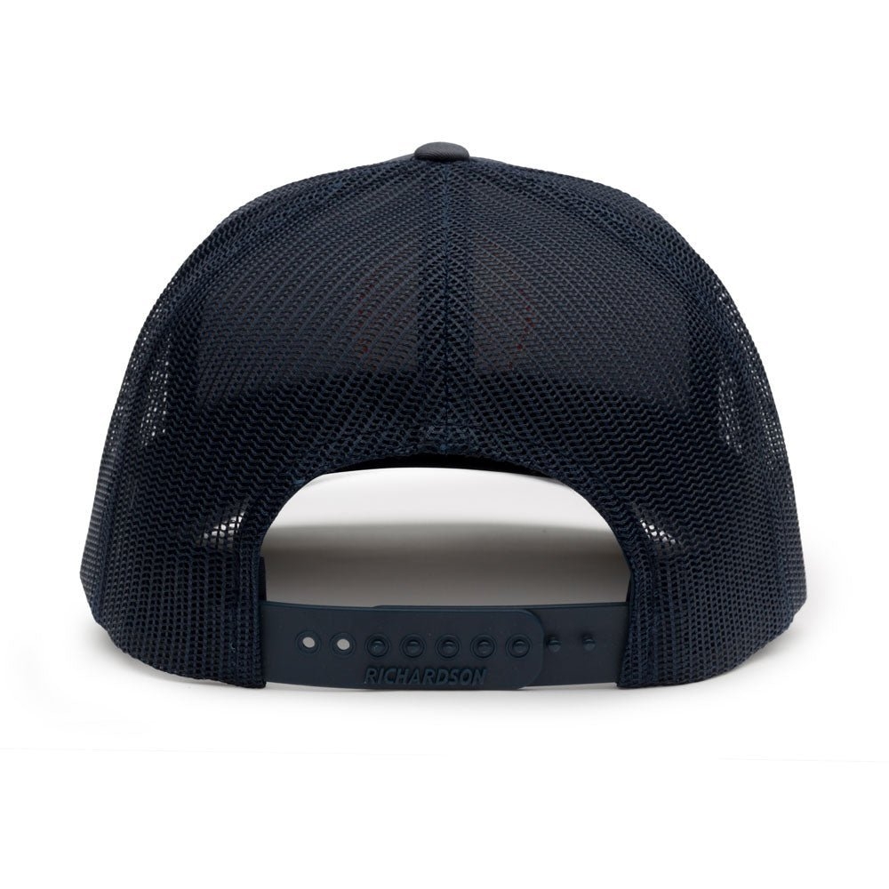 Grundens Hook Snapback Trucker Cap Ombre Blue/Navy