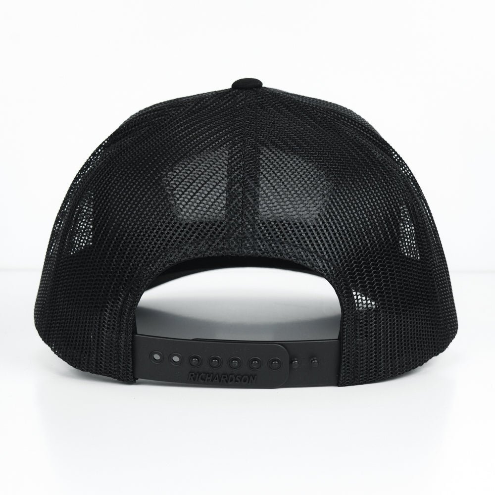 Grundens Always Fishing Snapback Trucker Cap Black