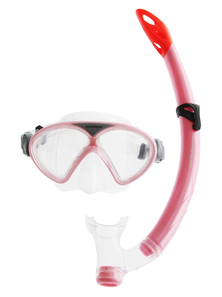 Mirage Comet Junior Dive Mask and Snorkel Set Pink Mirage Comet Junior Dive Mask and Snorkel Set Pink