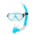 Mirage Tropic Adult Dive Mask and Snorkel Set Blue