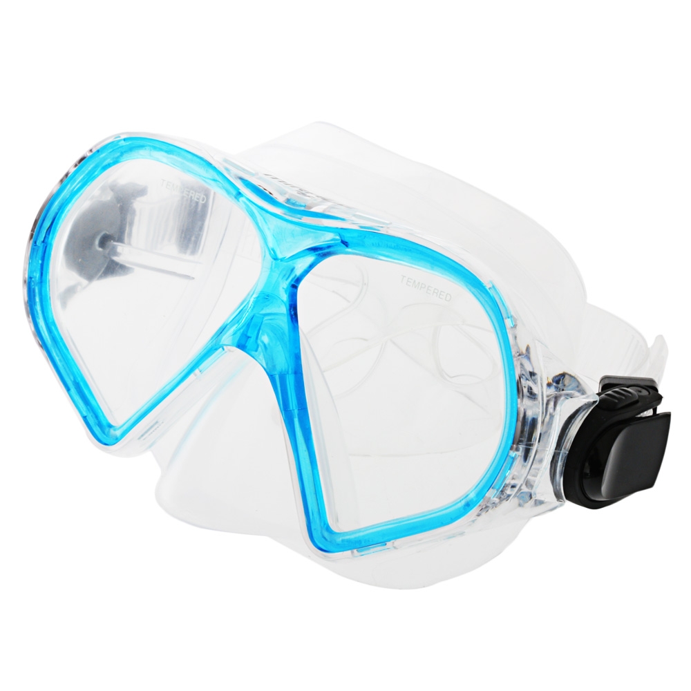 Mirage Tropic Adult Dive Mask and Snorkel Set Blue