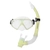 Mirage Tropic Adult Dive Mask and Snorkel Set Yellow