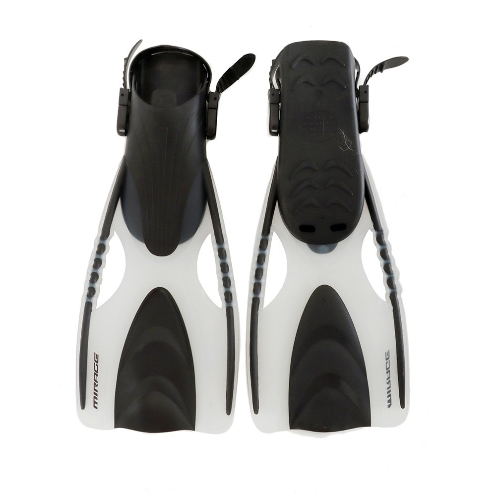 Mirage Talon Open Heel Fins Clear/Black S/M