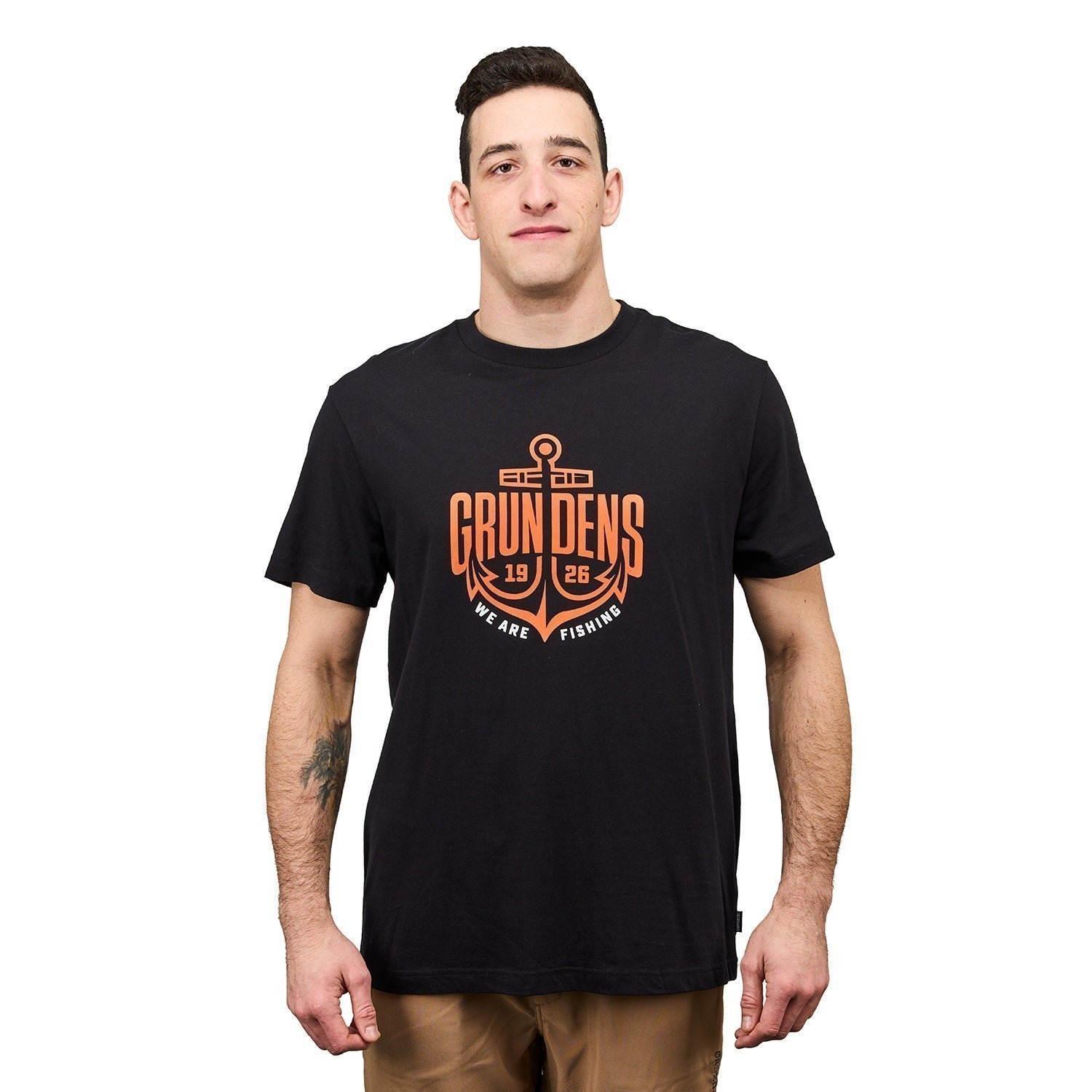 Grundens Logo Anchor Mens T-Shirt