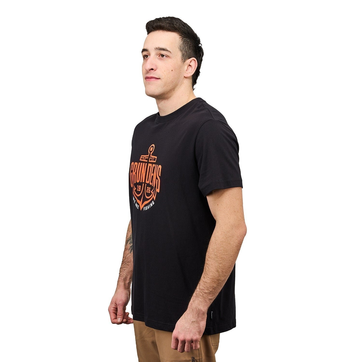 Grundens Logo Anchor Mens T-Shirt