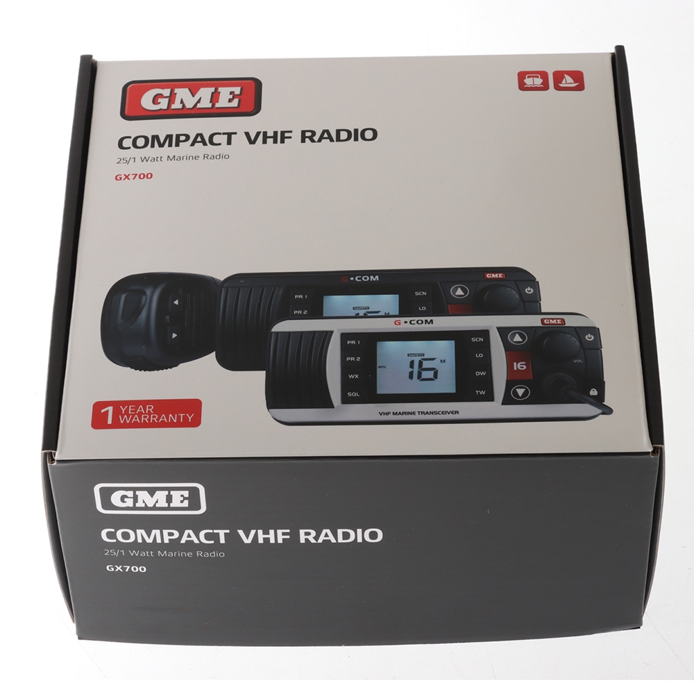 GME GX700W VHF Marine Radio White