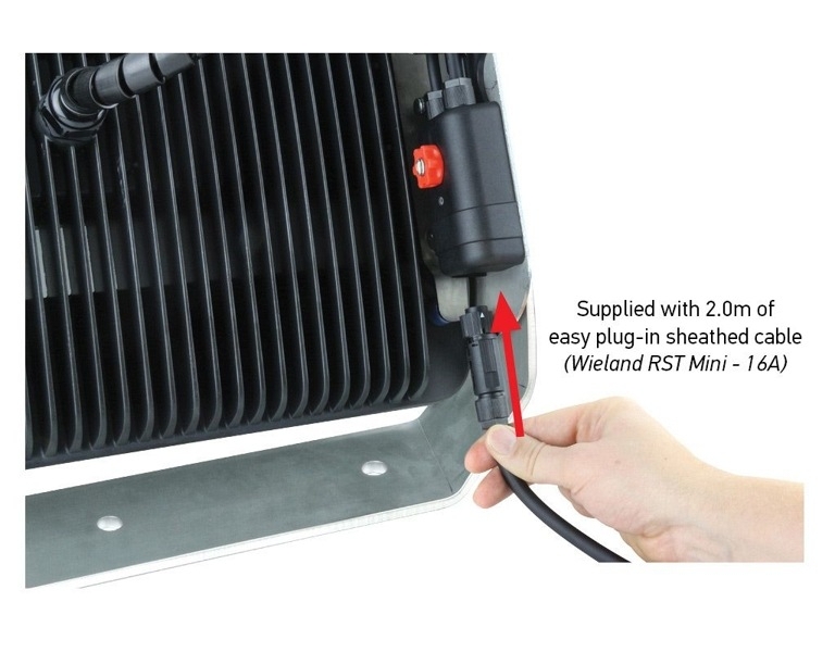 Hella Marine HypaLUME Heavy Duty LED Flood Light 110/230VAC Long Range