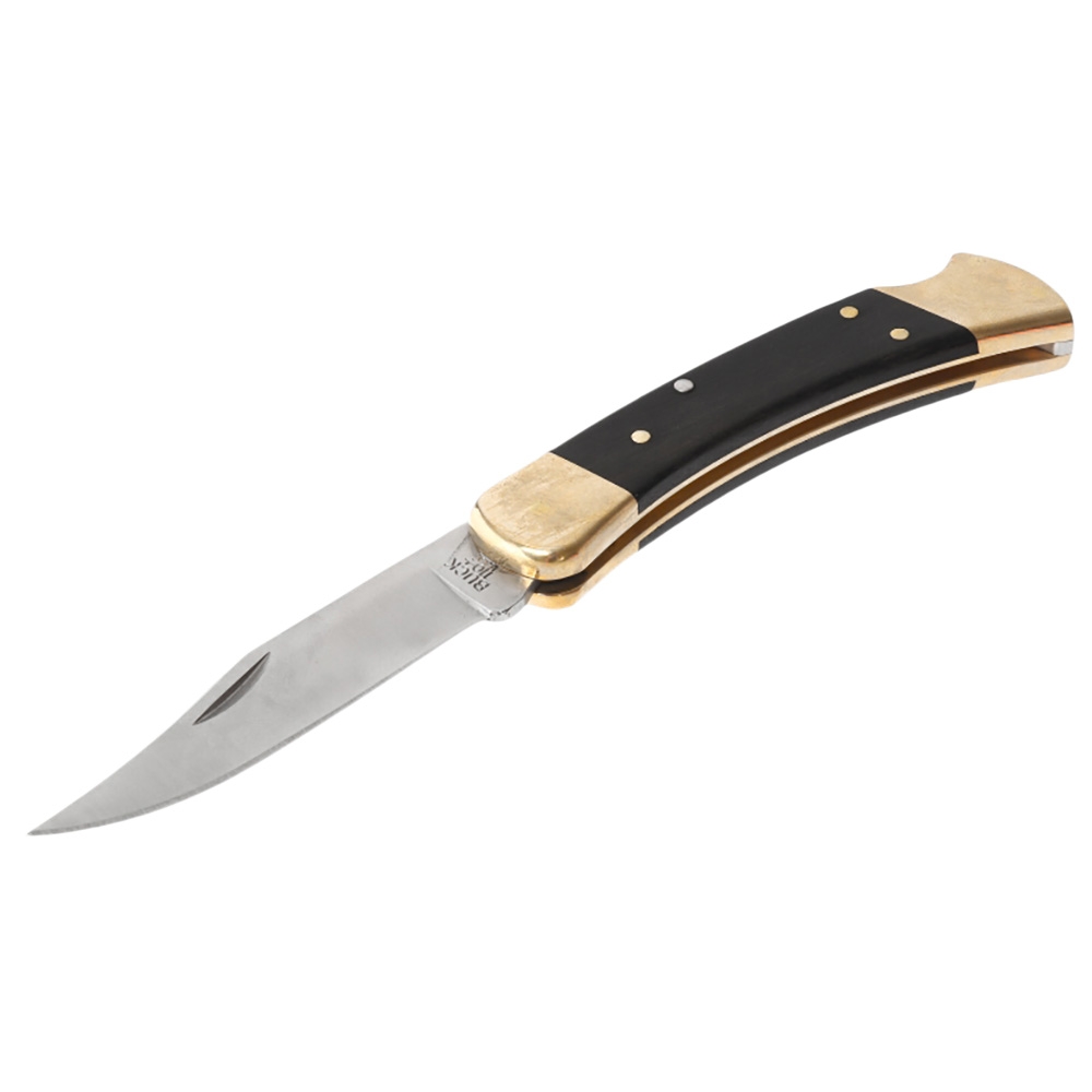 Buck Knives 110 Folding Hunter Knife with Sheath 9.5cm
