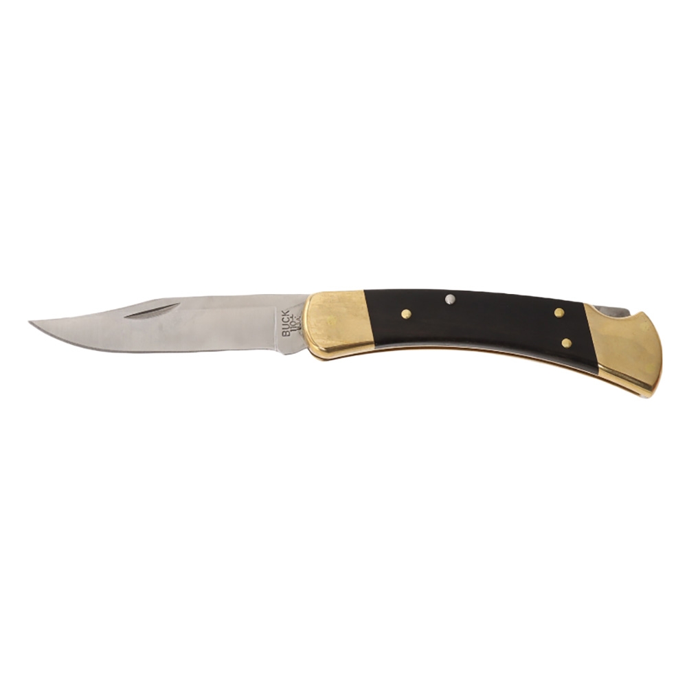 Buck Knives 110 Folding Hunter Knife with Sheath 9.5cm