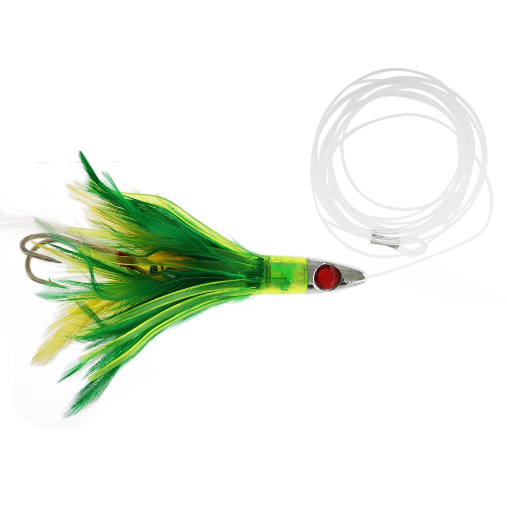 Kilwell Pacific Teaser Lure 150mm Rigged Green/Yellow