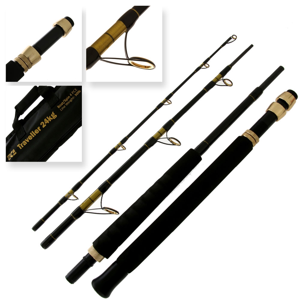TiCA Expert 704 Travel Spinning Rod 7ft 24kg 4pc