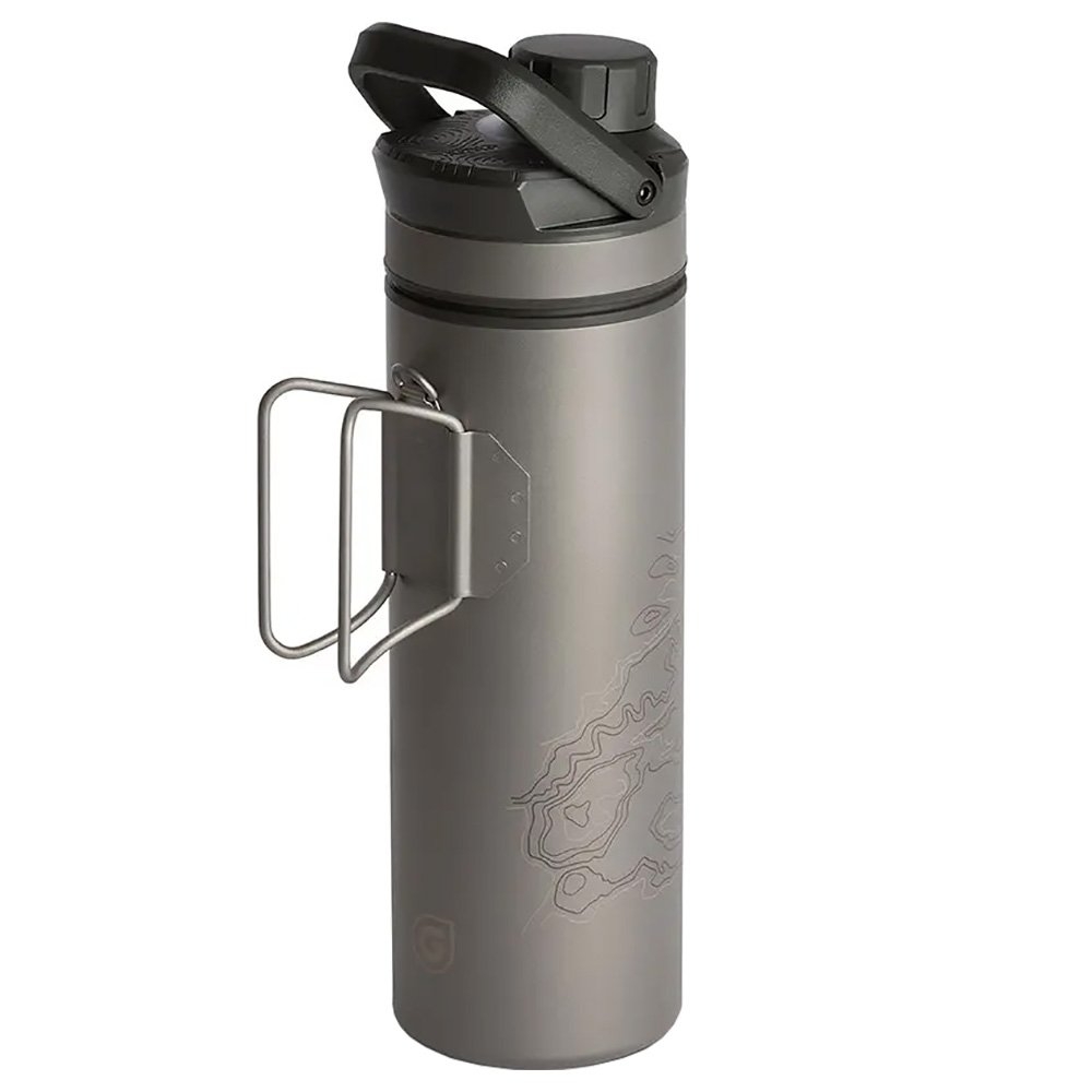 GRAYL UltraPress Titanium Purifier Water Bottle 500ml Covert Black