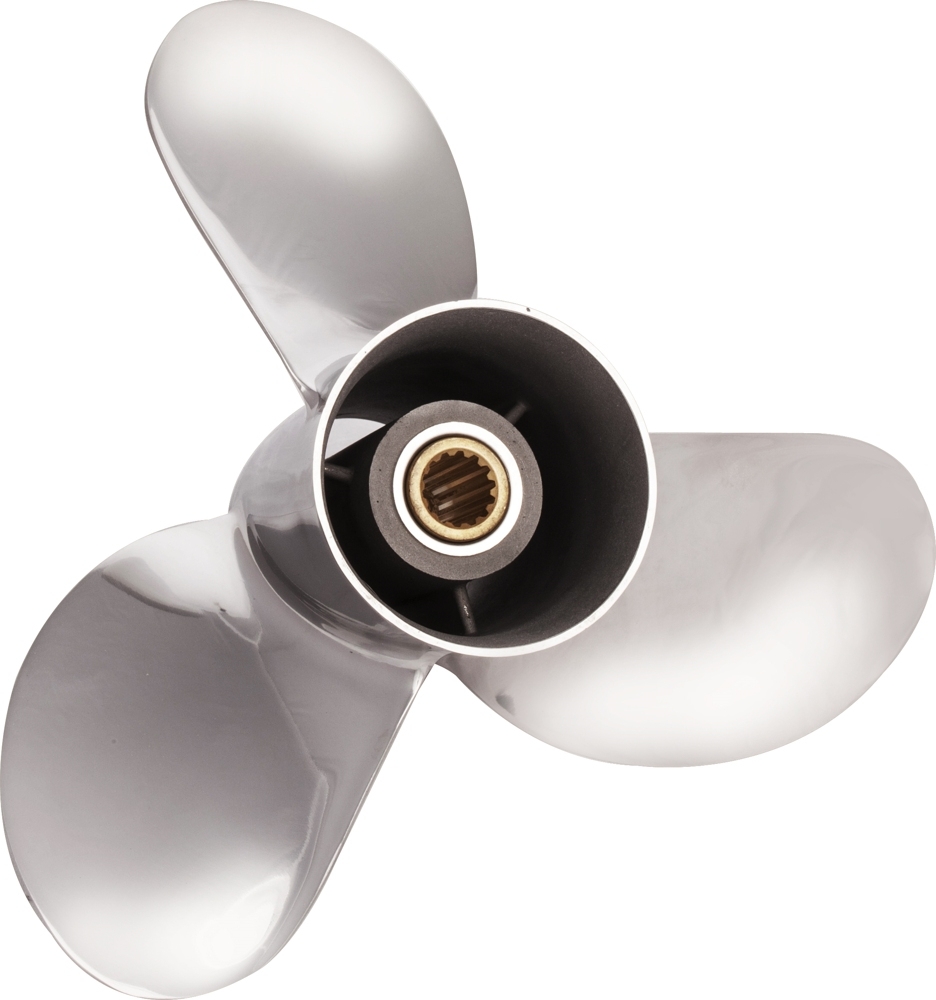 SOLAS 5121-093-09 Saturn Tohatsu/Nissan/Merc Stainless Steel 9.9-20 HP 09 Propeller