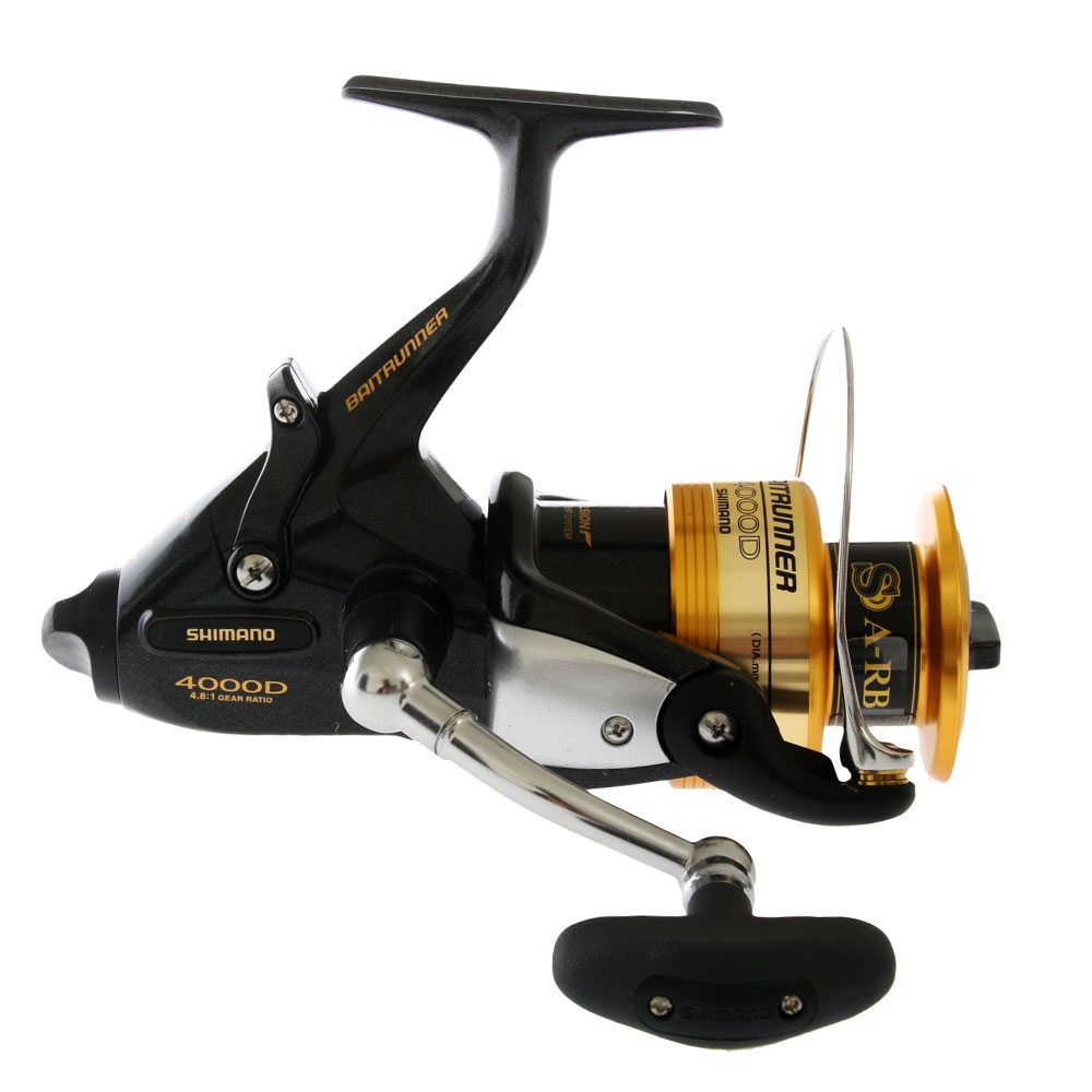 Shimano Baitrunner 4000 D Divergex Extra Heavy Spinning Rock Combo 9ft 8-15kg 2pc