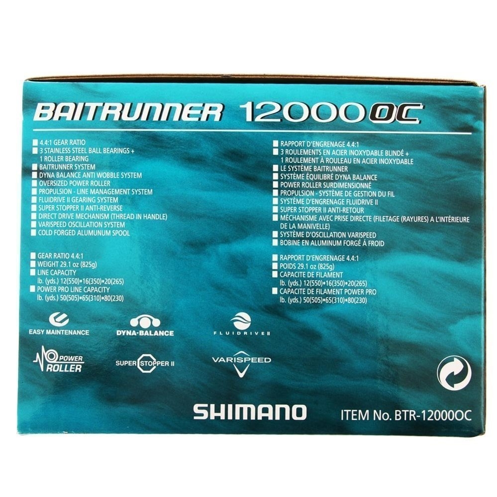 Shimano Baitrunner 12000 OC Cendition Landbased Spinning Combo 9ft 6in 10-15kg 3pc