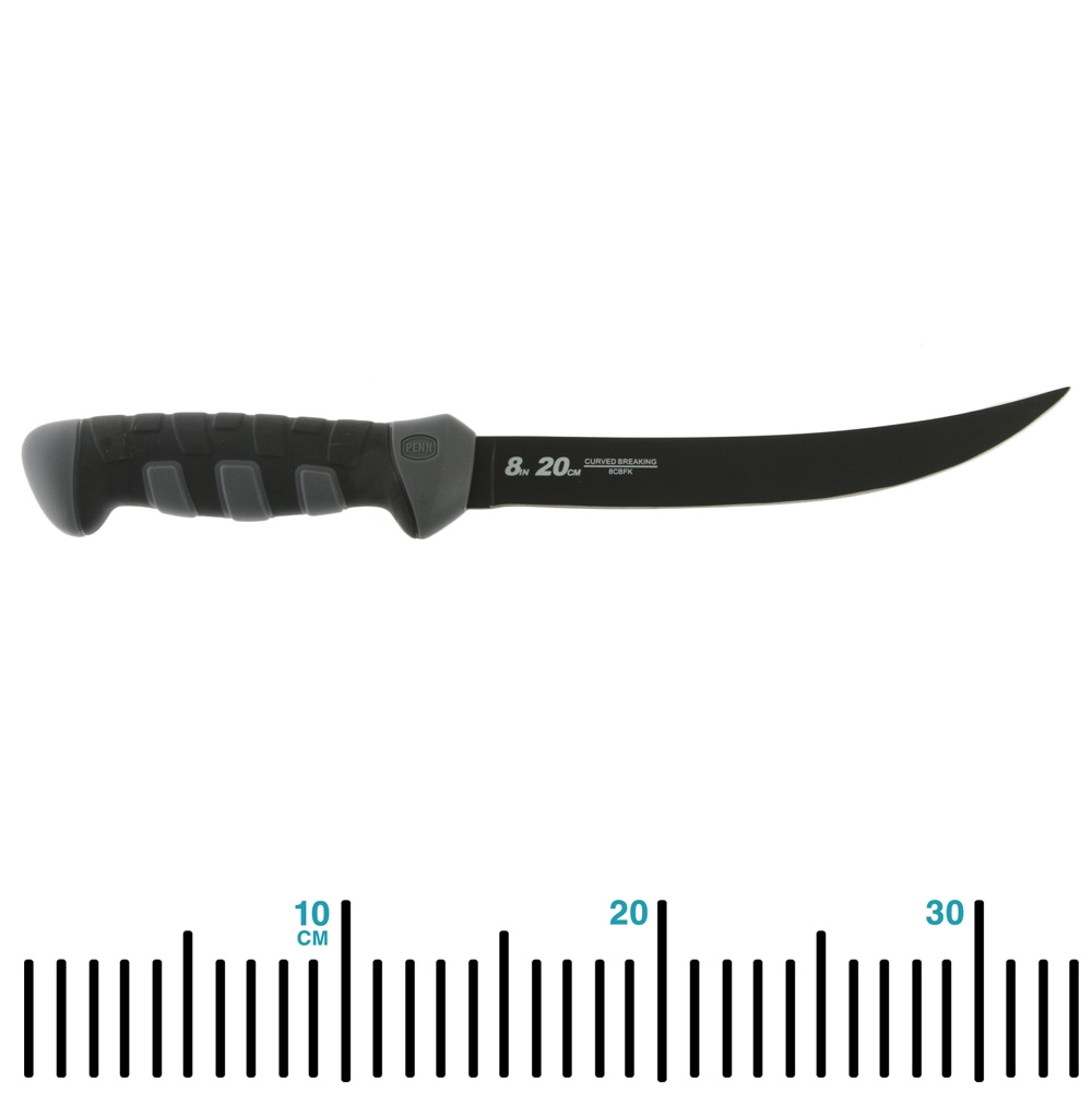 PENN Curved Breaking Stainless Steel Filleting Knife 20cm