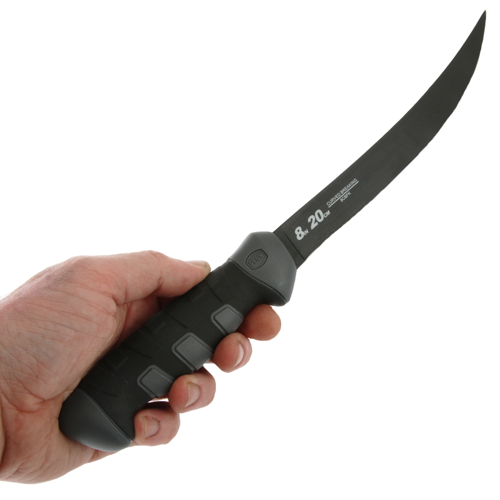 PENN Curved Breaking Stainless Steel Filleting Knife 20cm