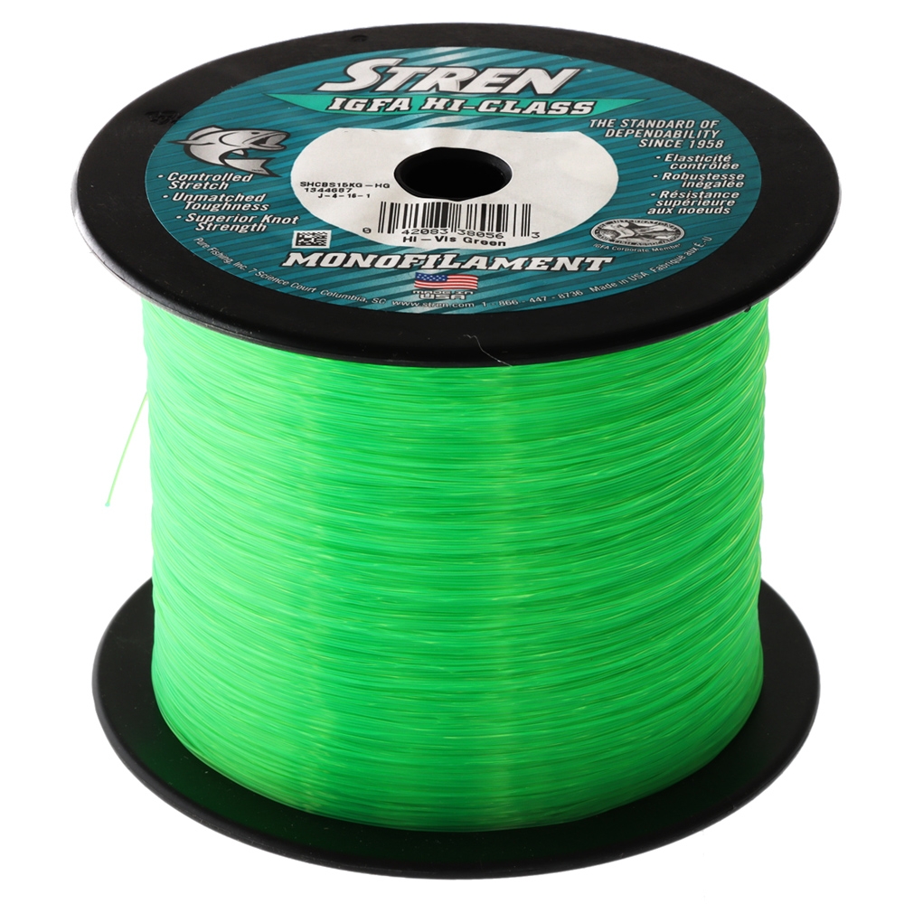 Stren IGFA Hi Vis Green Monofilament 30lb 1200m