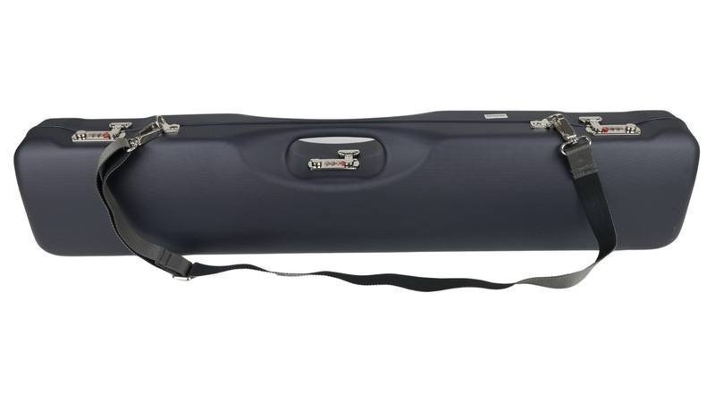 Negrini Ultra-Compact U/O Luxury Shotgun Case 32in Blue