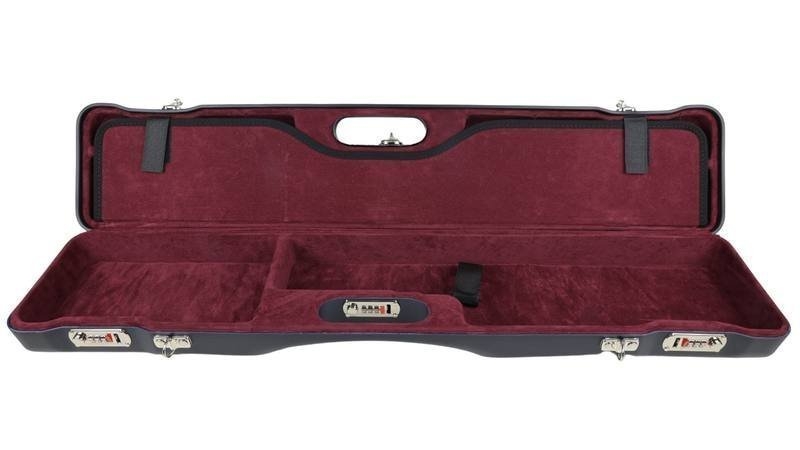 Negrini Ultra-Compact U/O Luxury Shotgun Case 32in Blue