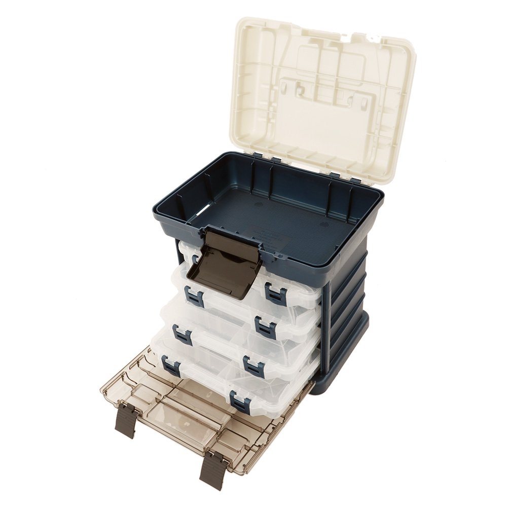 Plano StowAway Rack Tackle Box System with 4 ProLatch Utility Boxes