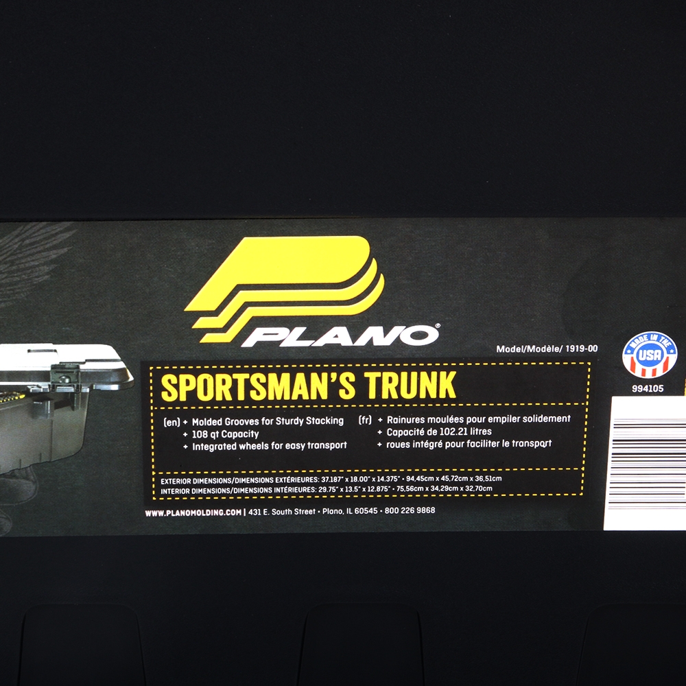 Plano Sportsman's Storage Box with Wheels Large 94 x 46 x 36cm