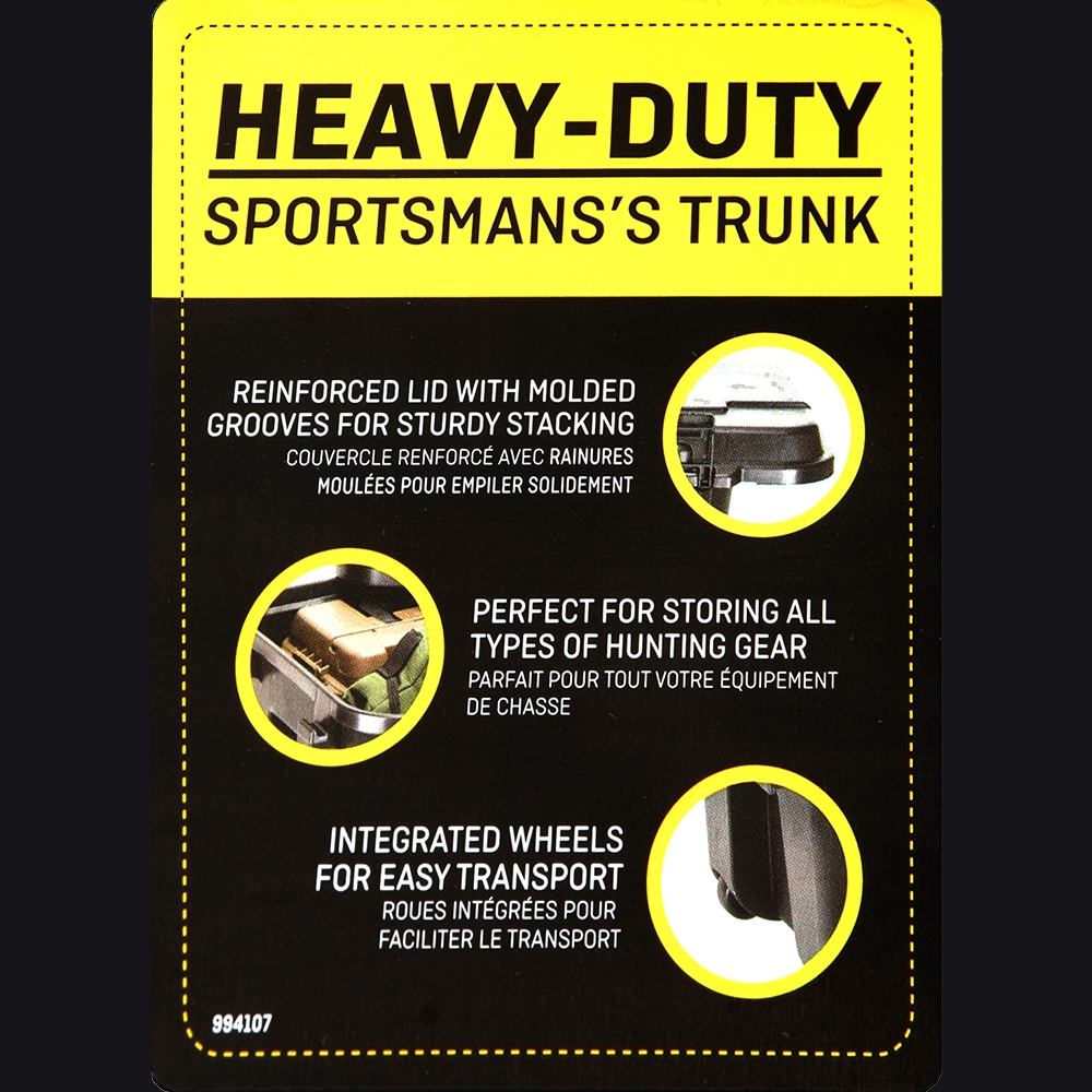 Plano Sportsman's Storage Box with Wheels Large 94 x 46 x 36cm