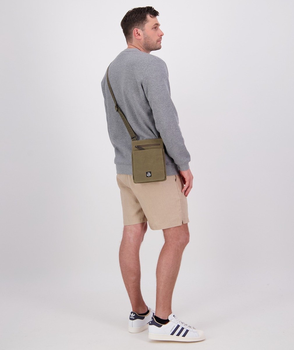 Swanndri New Market Cross Body Bag Taupe