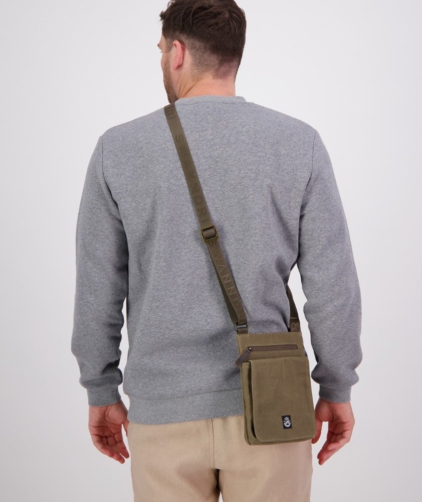 Swanndri New Market Cross Body Bag Taupe