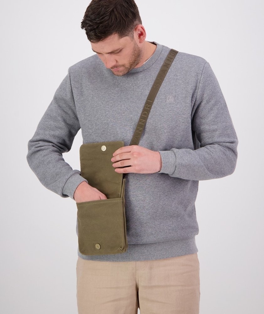 Swanndri New Market Cross Body Bag Taupe