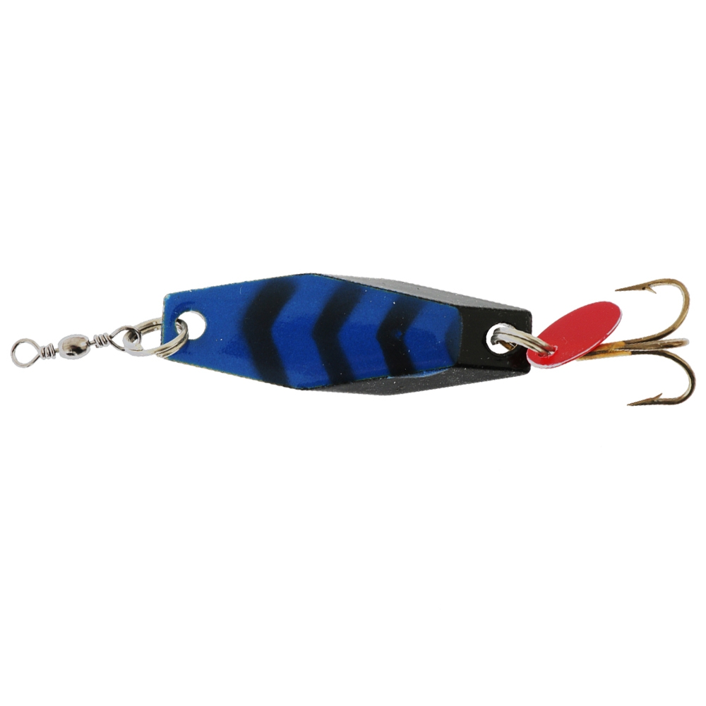 Fishfighter Hex Wobbler Lure 15g Mounted Black/Blue