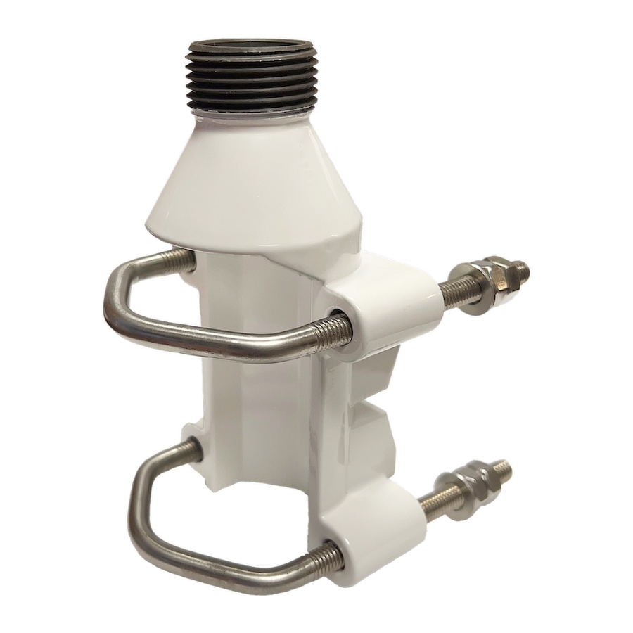 AC Antennas N274FW Mast Mount - White Aluminium - 1.25in 11TPI Male