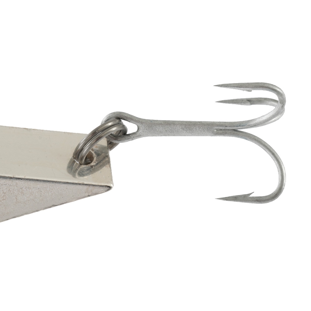 Fishfighter Hex Wobbler Lure 85g Mounted Prism Tape Silver