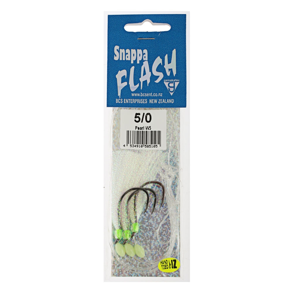 Gamakatsu Premium Quality Snappa Flasher Rig 5/0 White