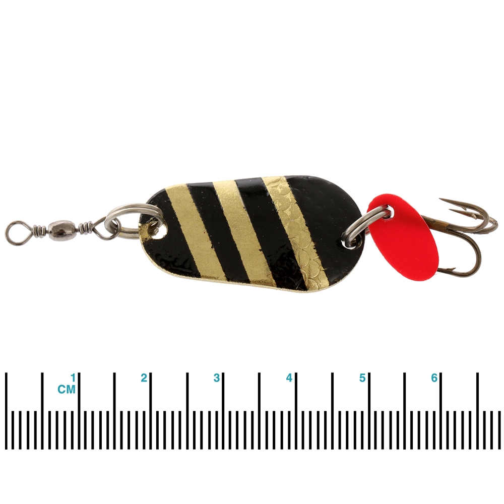 Fishfighter Z-Spinner Lure 7g Mounted Zebra