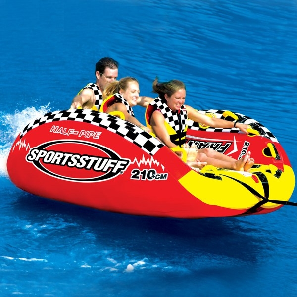 Sportsstuff Half Pipe Frantic Inflatable 3-Rider Sea Biscuit