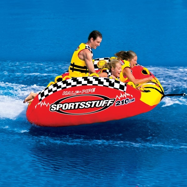 Sportsstuff Half Pipe Frantic Inflatable 3-Rider Sea Biscuit