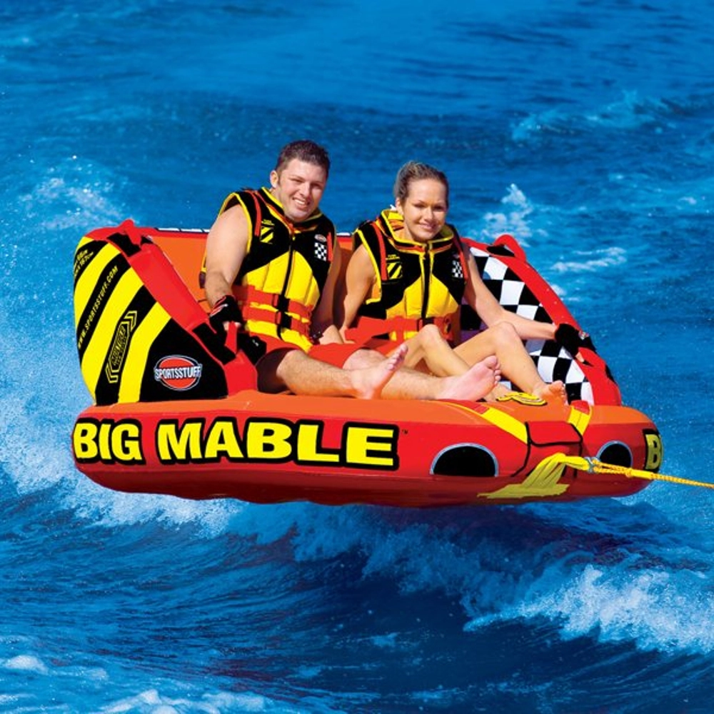 Sportsstuff Big Mable Inflatable 2-Rider Sea Biscuit Sportsstuff Big Mable Inflatable 2-Rider Sea Biscuit