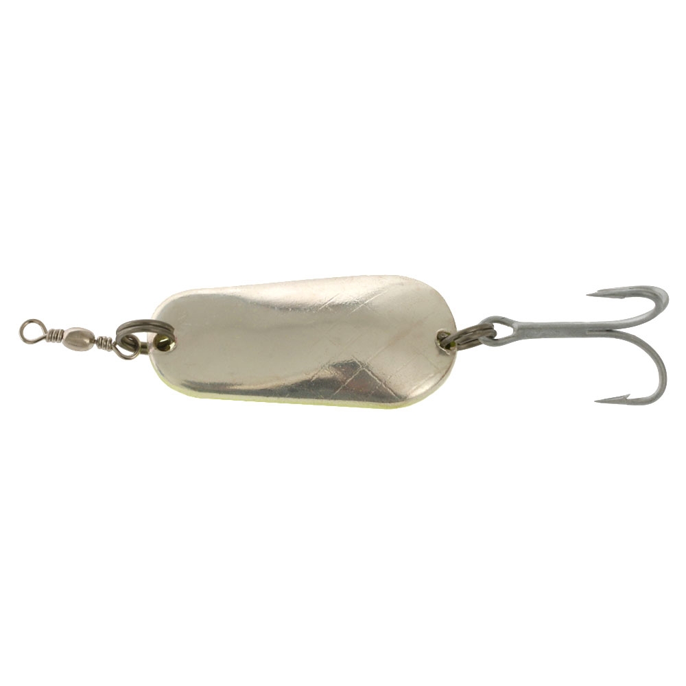 Fishfighter Z-Spinner Lure 22g Mounted Silver/Fluro Yellow