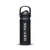 Icey-Tek Insulated Water Bottle with Straw Lid 530ml Black