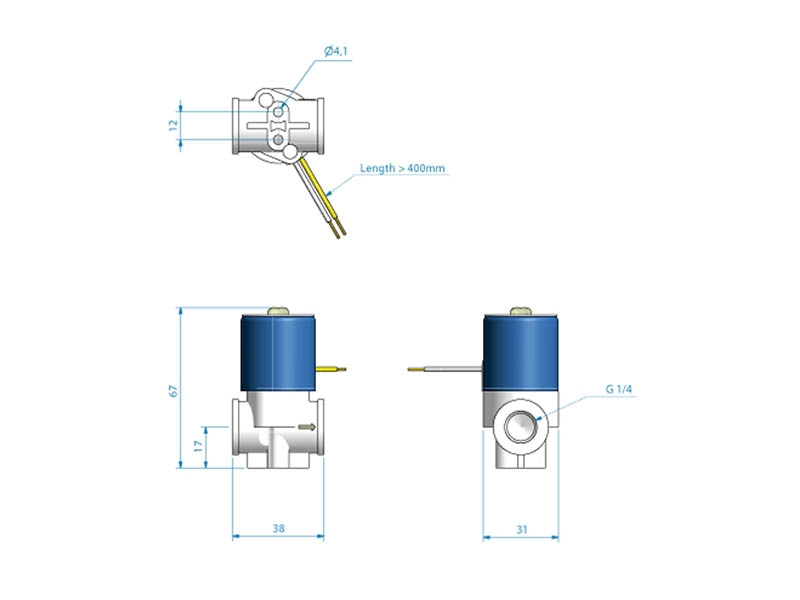 Roca Solenoid for Washer Systems